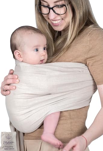 Fular Portabebés de Muselina 100% Algodón con Anillas para