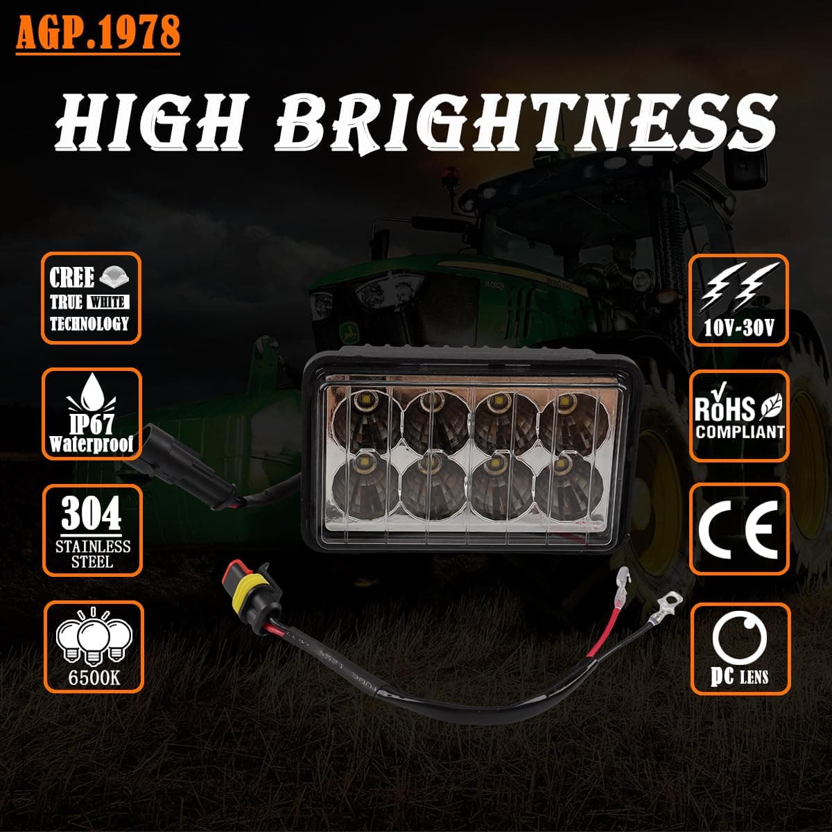 Kit Completo de Faros LED AGP.1978 Luz de Trabajo LED - Imagen 9