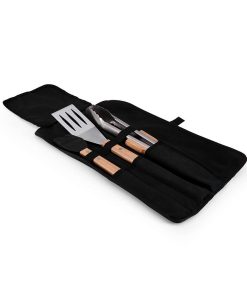 Set de Parrilla para Barbacoa Farberware, 3 Piezas, Madera