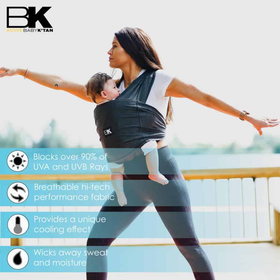 Portabebés envolvente Active Yoga Baby K'tan: #1 Fular para - Imagen 6