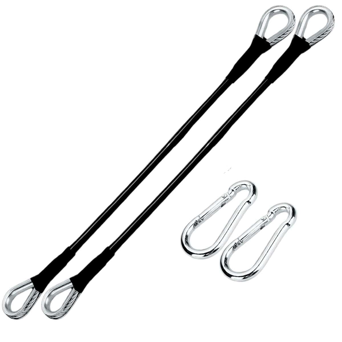 Cables de extensión de 10" compatibles con el gimnasio