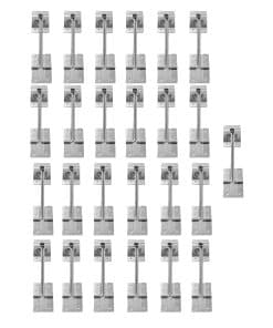 Red Hound Auto 25 Soportes de Puerta en T de Metal para