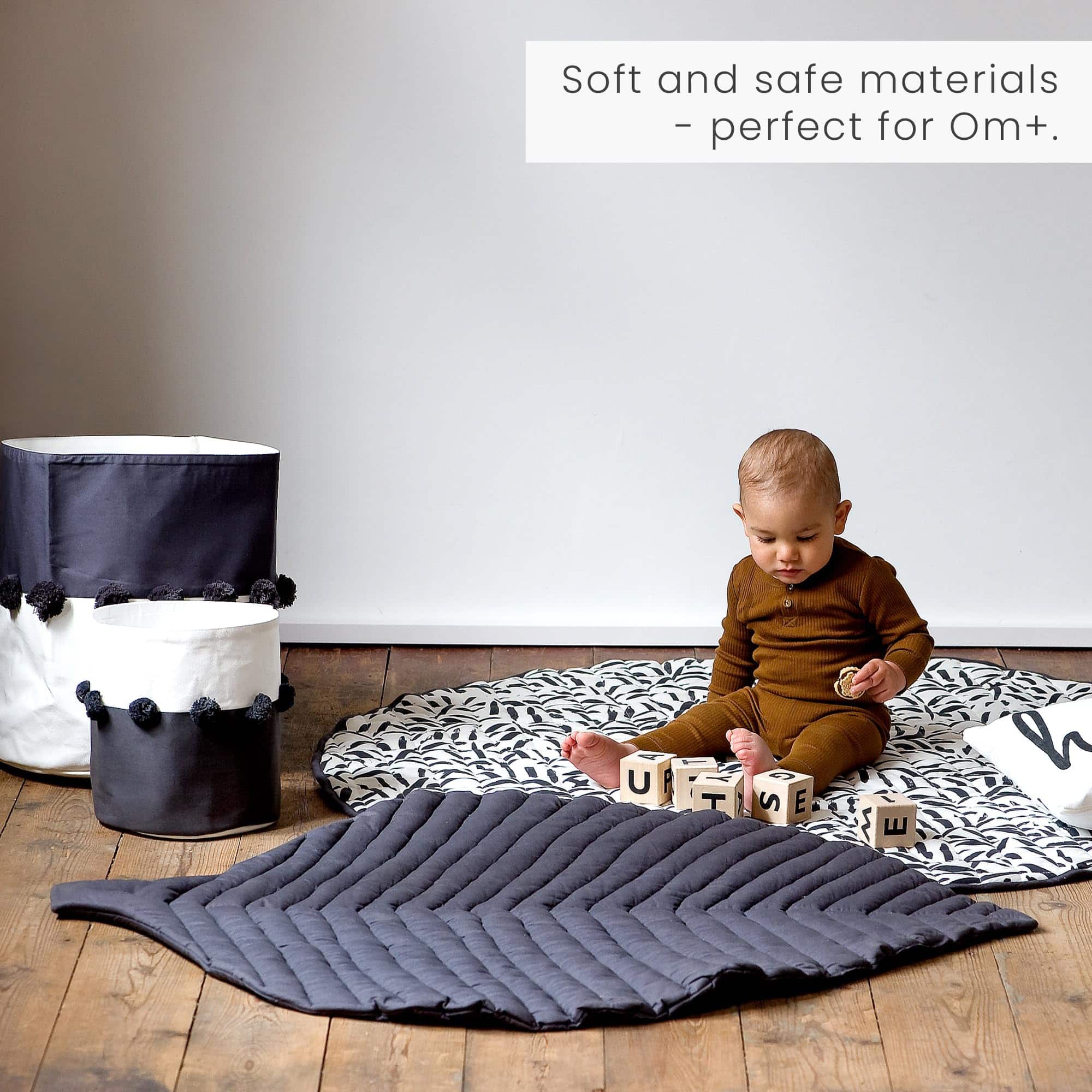 Tapete de Hoja Multifuncional 100% Algodón Orgánico de - Imagen 6