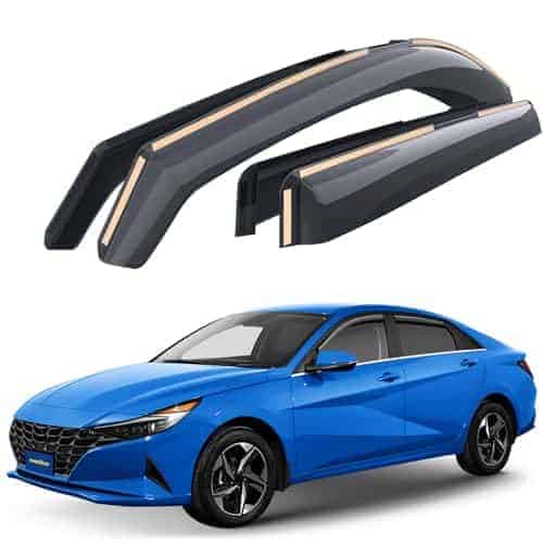 Deflectores de Ventana a Prueba de Roturas -Humo Premium