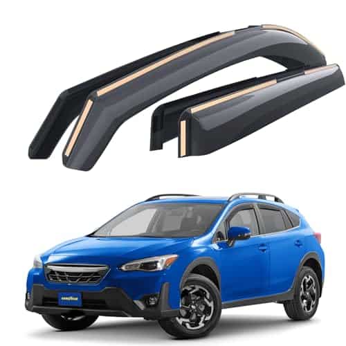 Deflectores de ventanas irrompibles Goodyear -Humo Premium