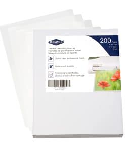 SINCHI Bolsas de Laminado Térmico, 3 mil, Transparente,