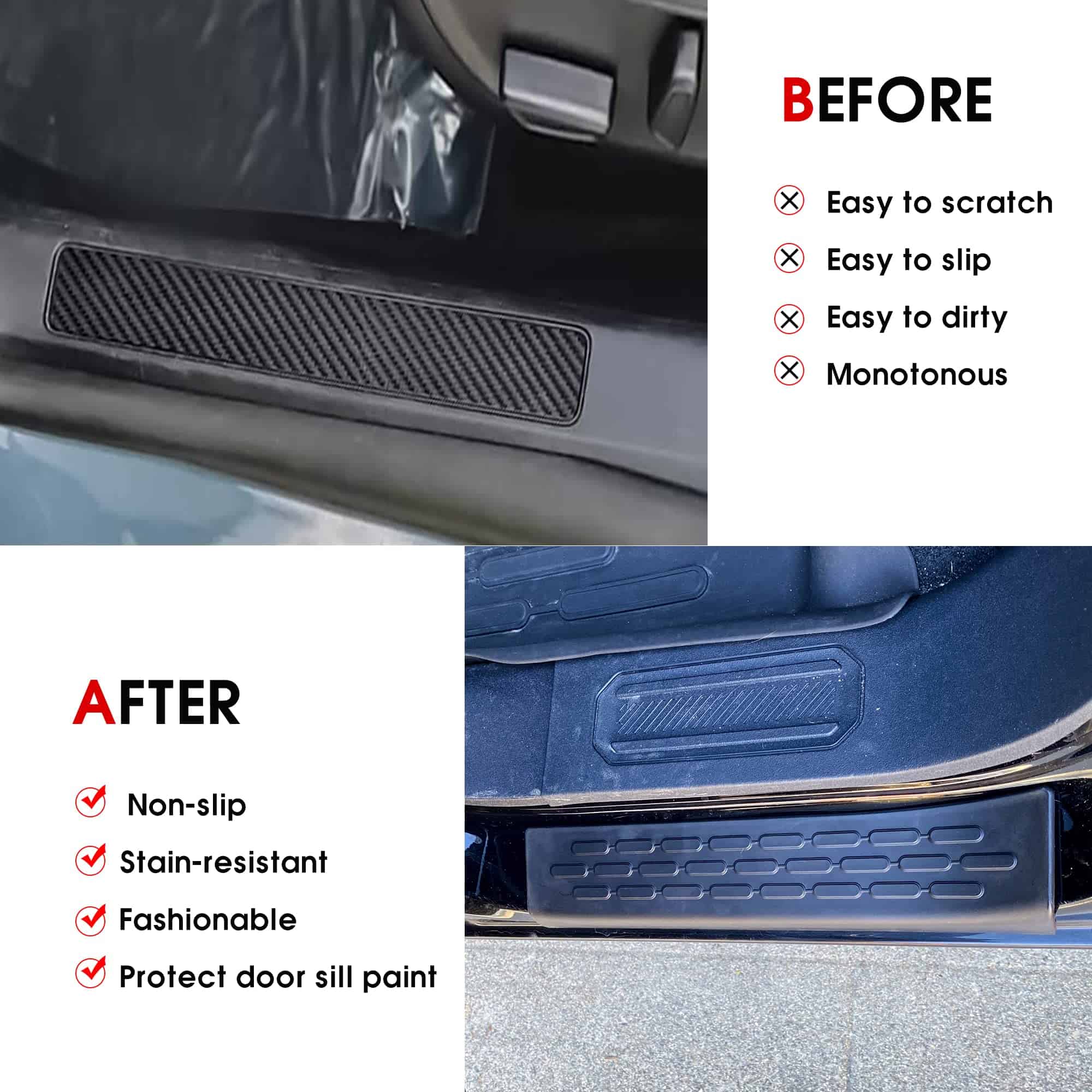 Kit de Protectores de Umbrales de Puerta BESTAOO, - Imagen 4