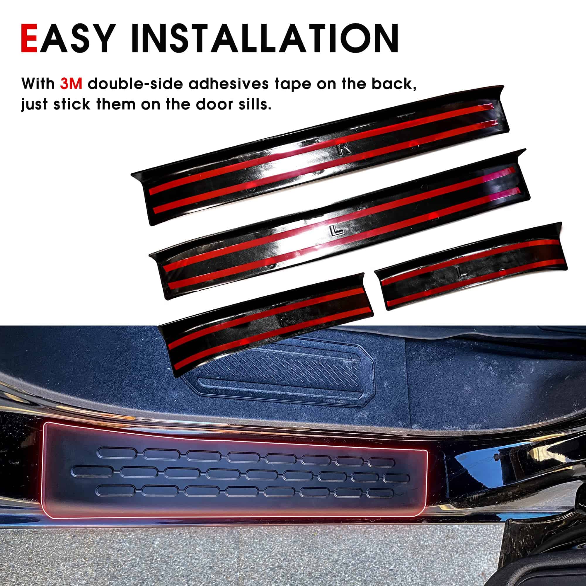 Kit de Protectores de Umbrales de Puerta BESTAOO, - Imagen 5