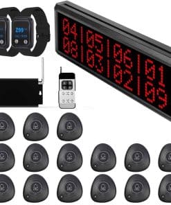 Sistema de Llamada Inalámbrica para Restaurante 1600+ Pies