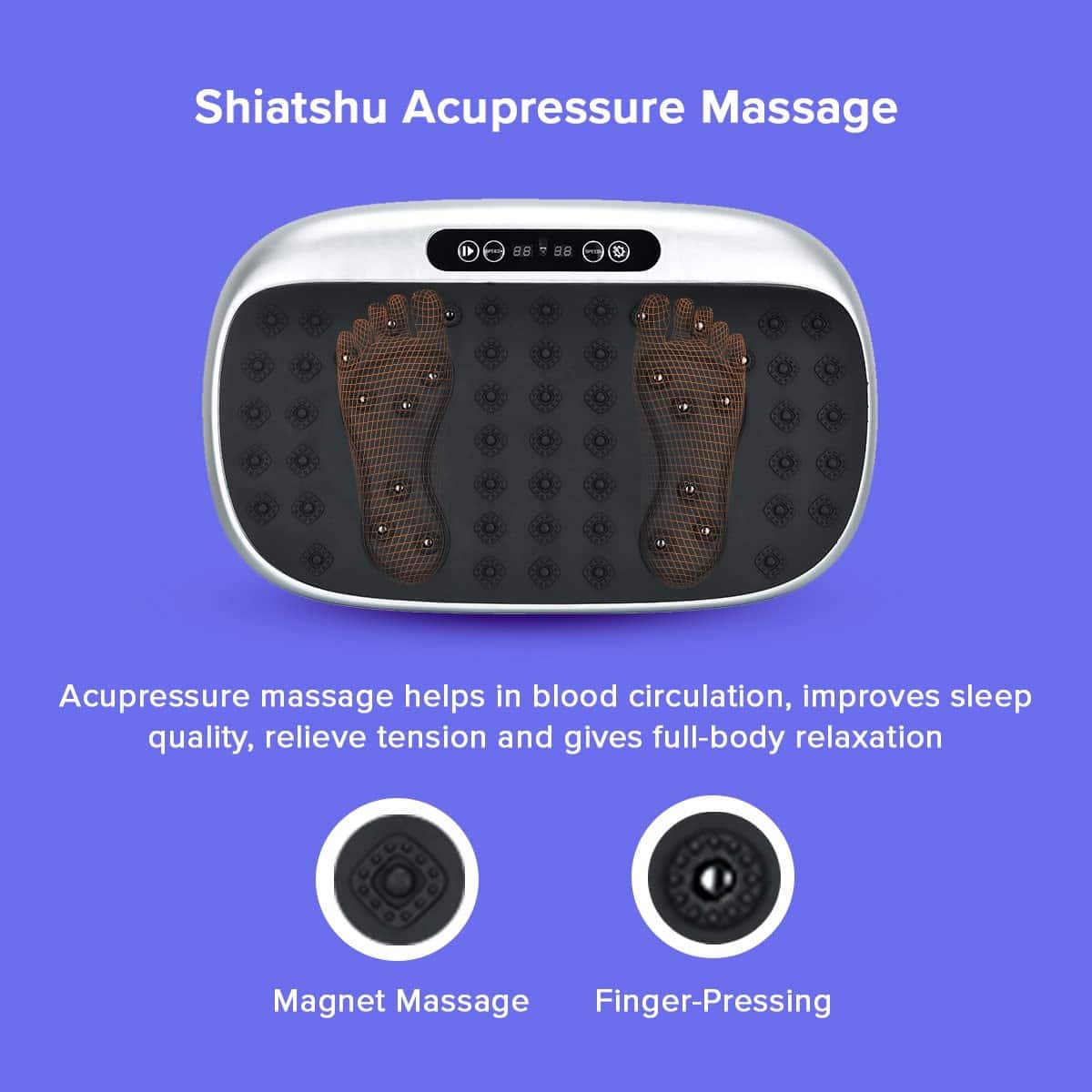 Máquina de Ejercicio de Placa de Vibración -Atom Silver - Imagen 9