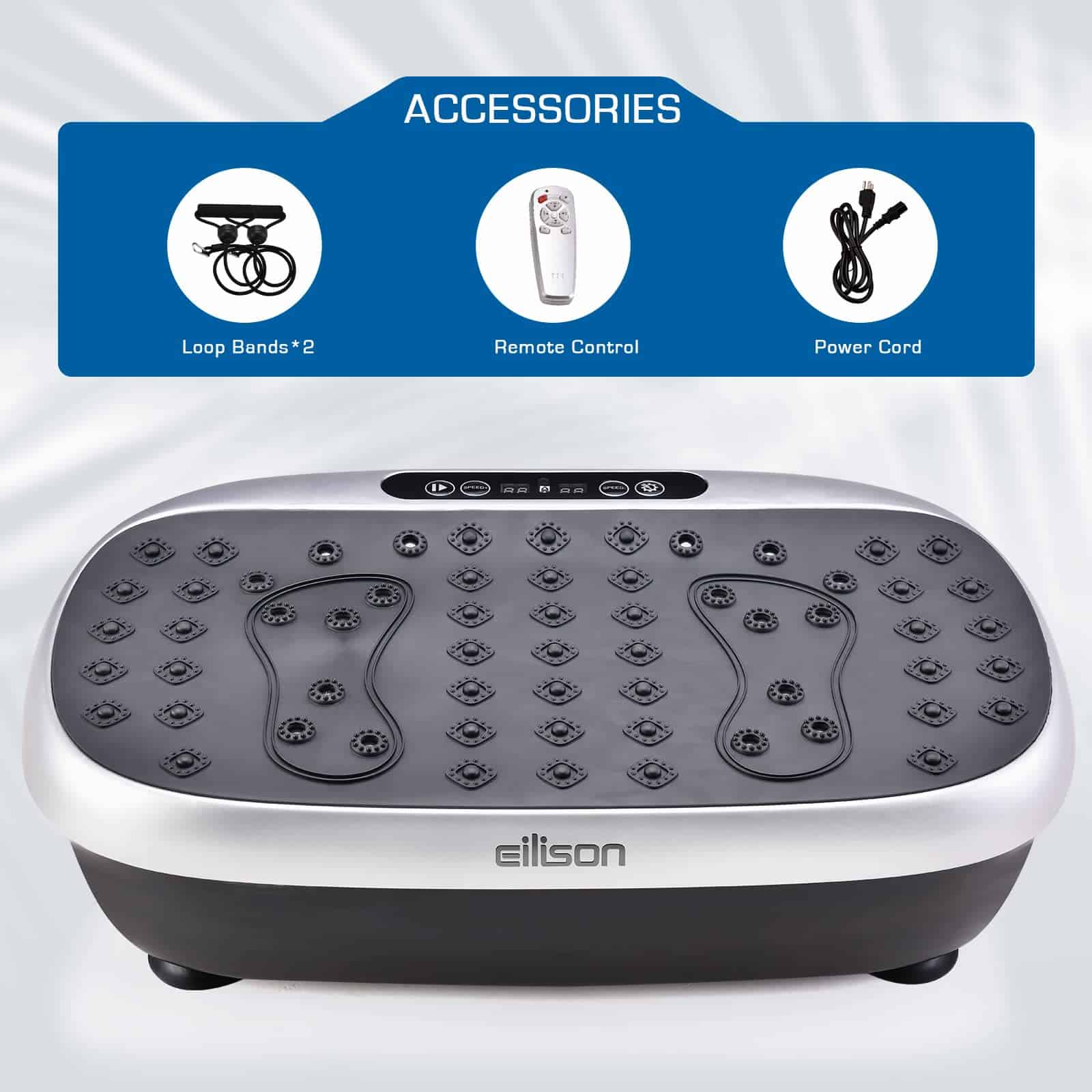 Máquina de Ejercicio de Placa de Vibración -Atom Silver - Imagen 10