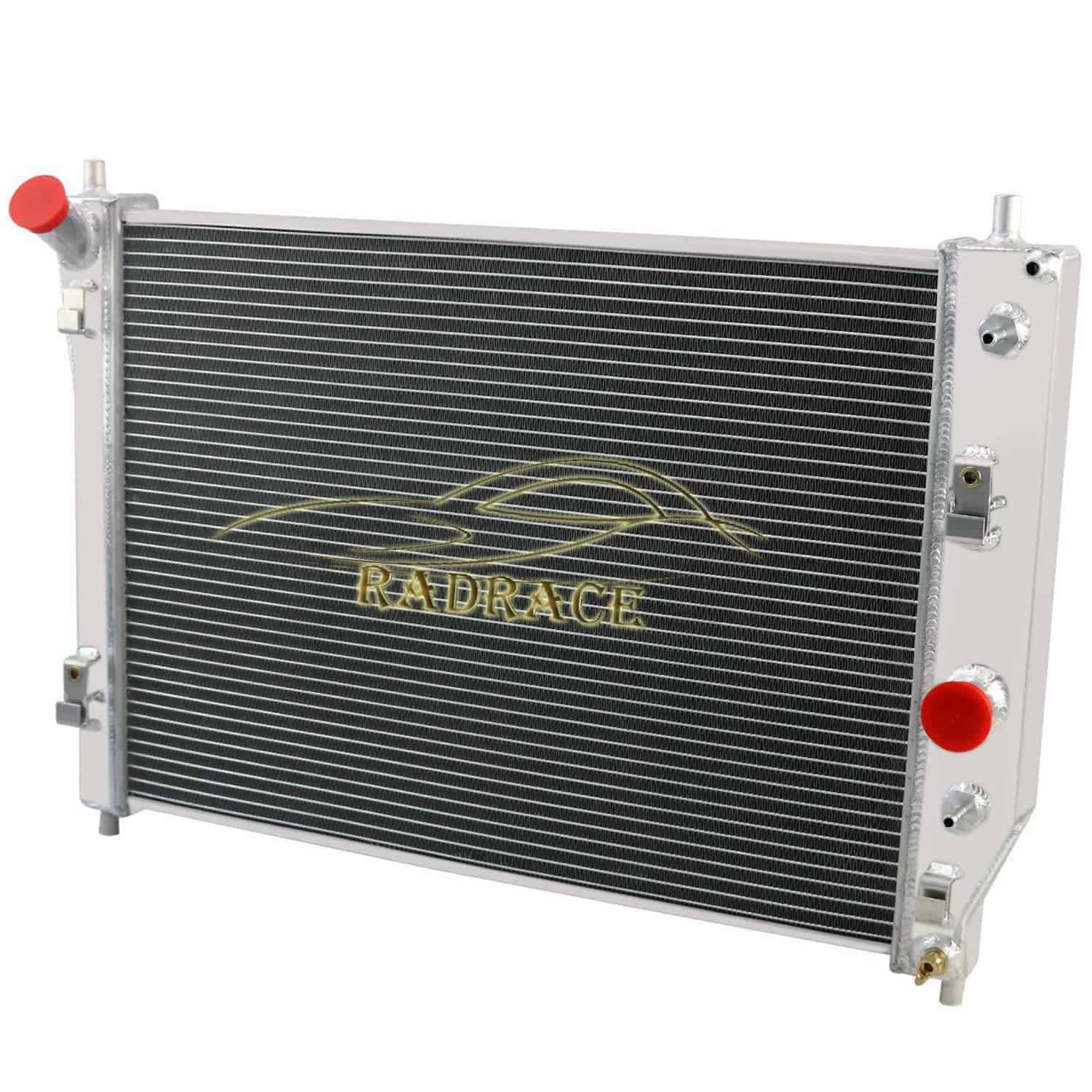 Radiador de aluminio de 4 hileras RadRace para Chevy