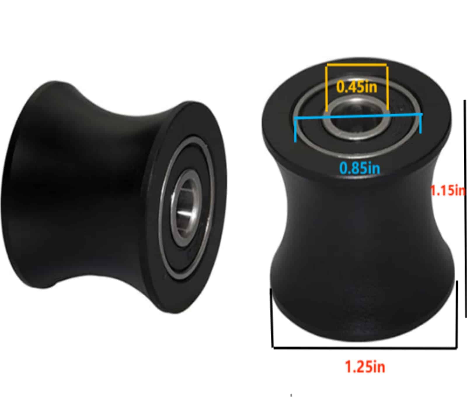 Juego de 4 ruedas/rodillos de repuesto para Total Gym - Imagen 4