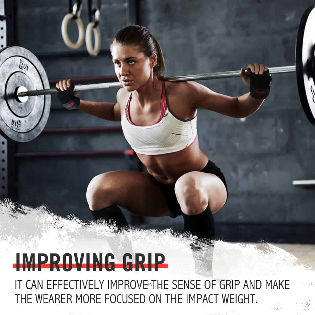 Agarres de Levantamiento de Pesas OHMY FIT con Correas de - Imagen 8