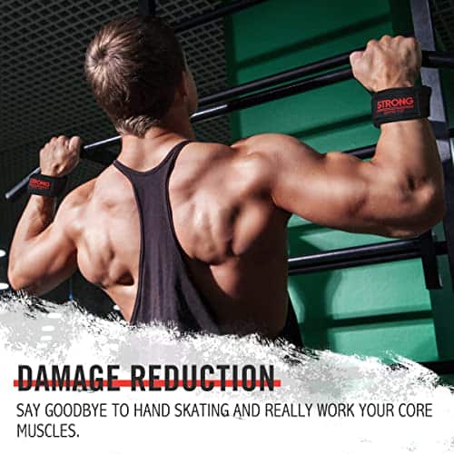 OHMY FIT 24" Power Grip Straps acolchado de algodón - - Imagen 7