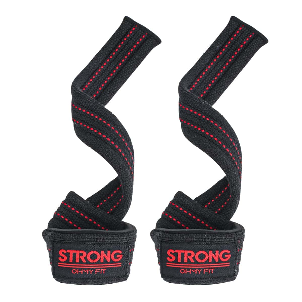 OHMY FIT 24" Power Grip Straps acolchado de algodón - - Imagen 10