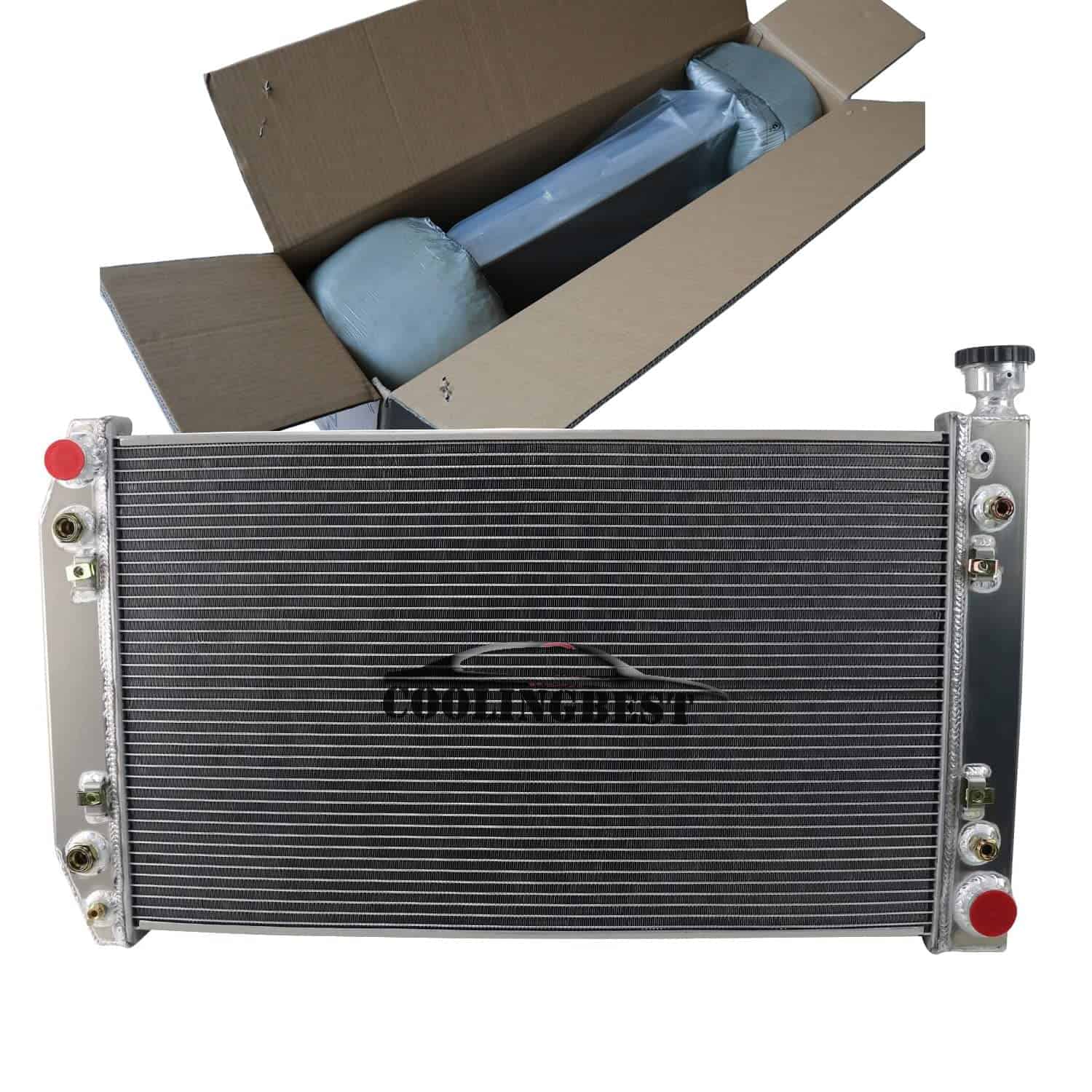 Radiador de aluminio de 4 filas COOLINGBEST GMC, CU622 para