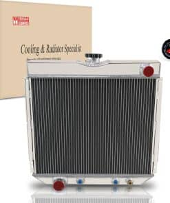 Radiador de aluminio de 4 filas HonorPower para Ford