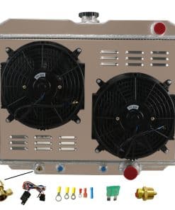 Radiador de aluminio RadRace para Ford Mercury Mustang