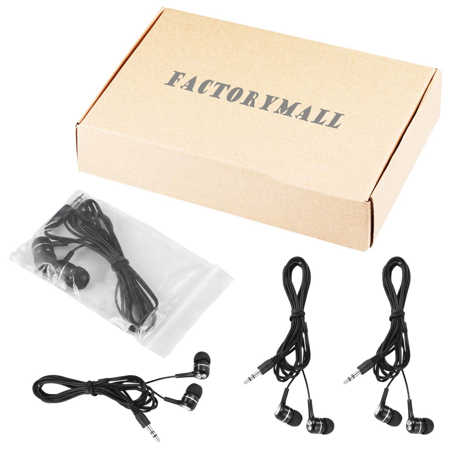 Yoley Bulk Earbuds Headphones Wholesale Earphones 50 Pack, - Imagen 9