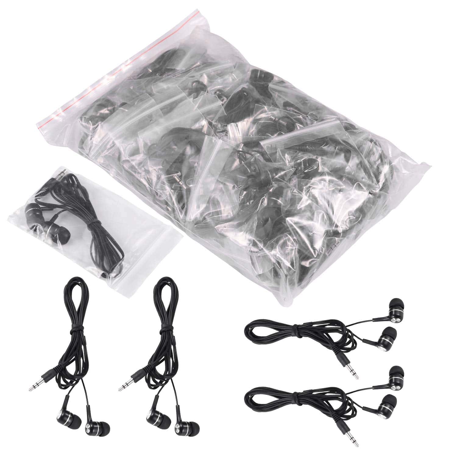 Yoley Bulk Earbuds Headphones Wholesale Earphones 50 Pack, - Imagen 8