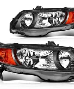 Conjunto de faros ECCPP para Honda Civic Coupe 2006-2011 2