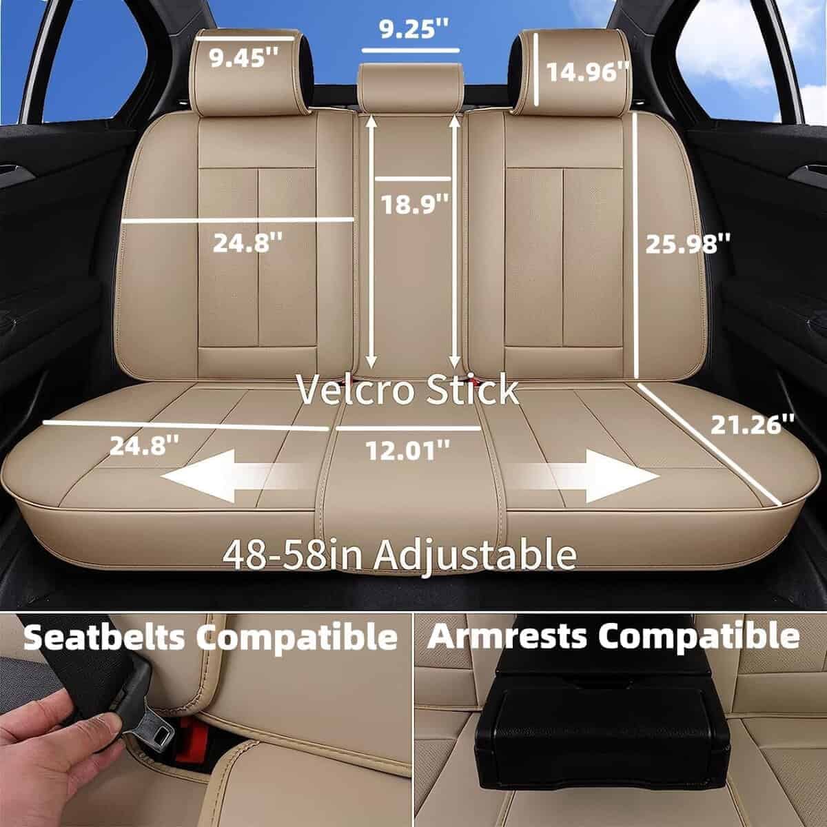 Fundas para Asientos de Coche Coverado Juego Completo, - Imagen 5