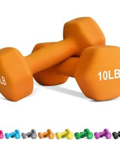 Par de mancuernas recubiertas de neopreno Balelinko Hand