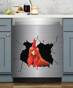 Cubierta de lavavajillas Gallo Hen, Imán de gallina de