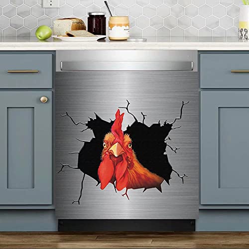 Cubierta de lavavajillas Gallo Hen, Imán de gallina de