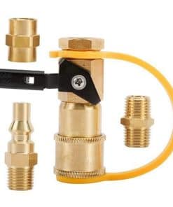 Adaptador rápido de conexión de propano de 1/4 de pulgada