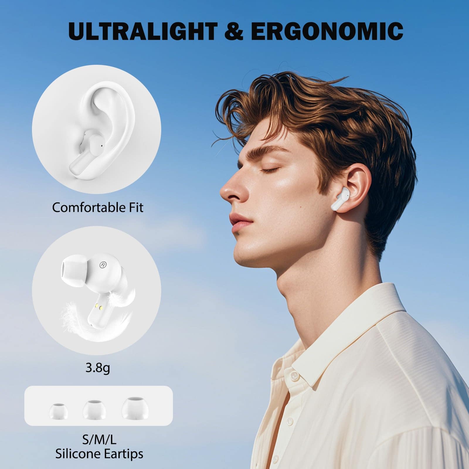 Audífonos Inalámbricos HTC True 1 - Bluetooth Estéreo con - Imagen 5