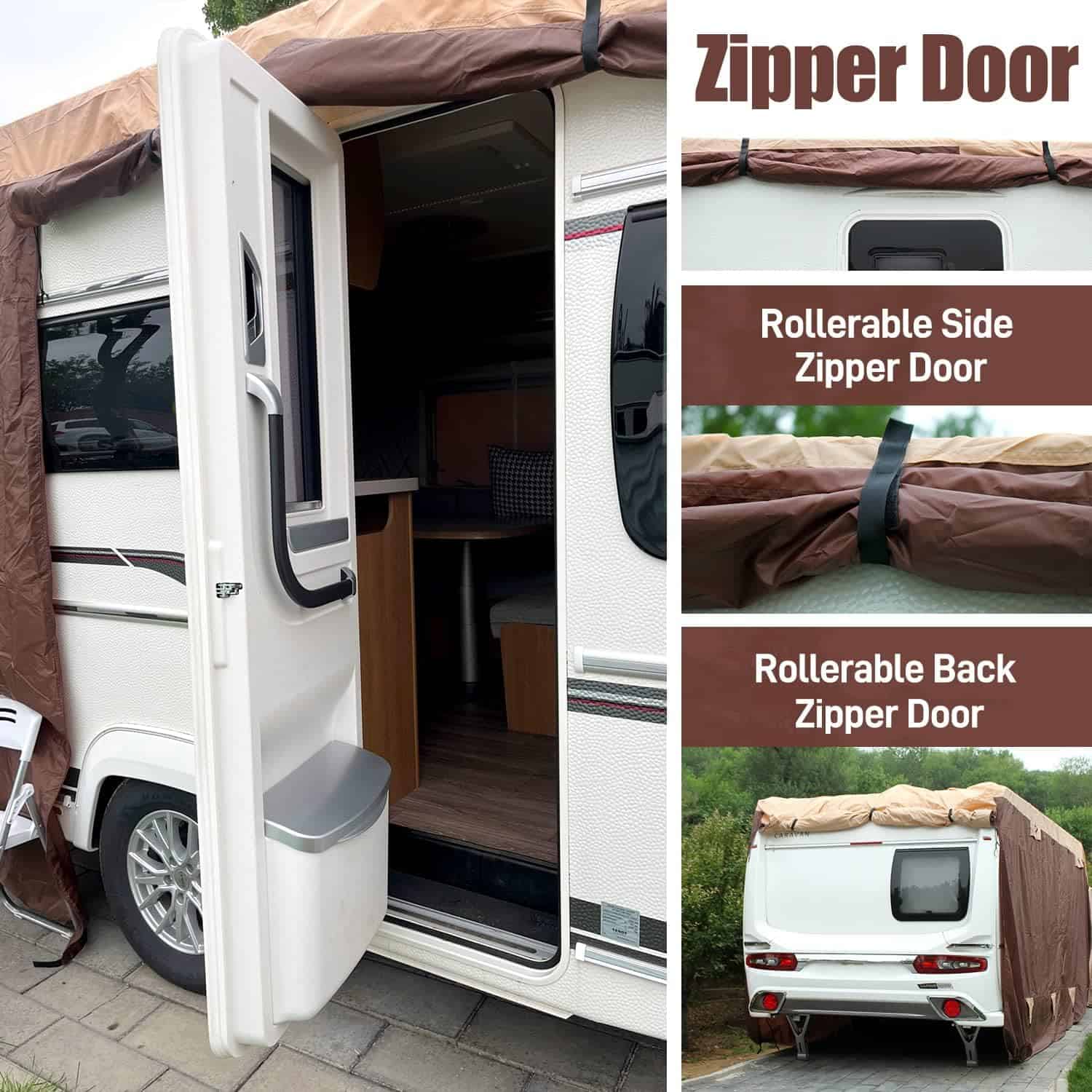 Cubierta para Remolque de Viaje de Tela Oxford VINPATIO, - Imagen 6