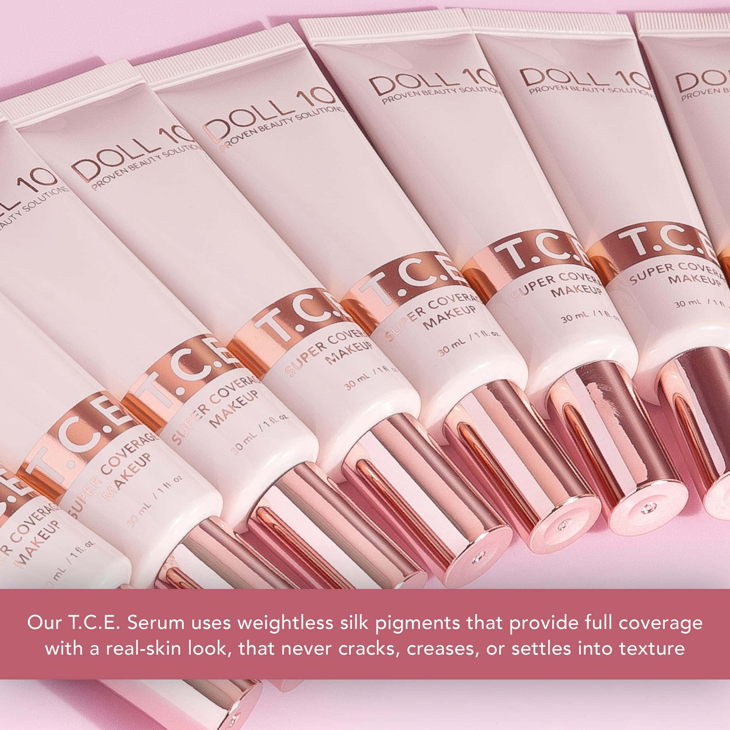 Maquillaje Serum Doll 10 T.C.E. Super Coverage - Base de - Imagen 4