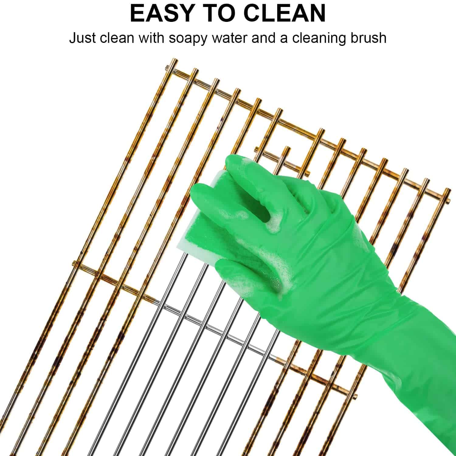 Rejillas de cocción de varilla sólida de acero inoxidable - Imagen 6