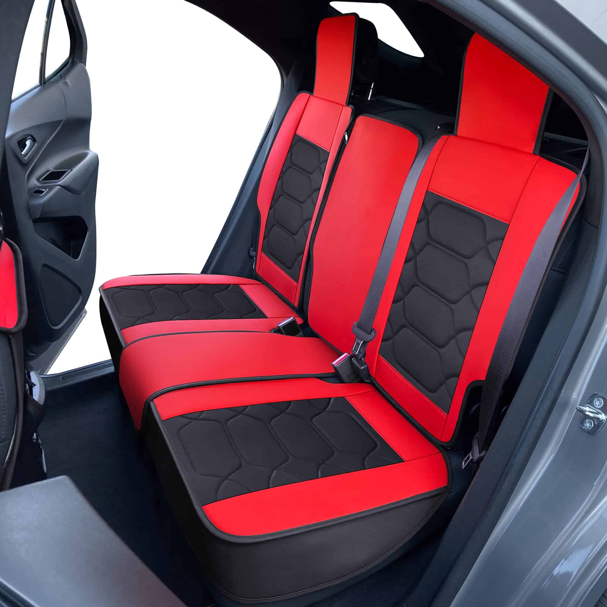 Fundas de Asiento Personalizadas OASIS -Negro y Rojo - Imagen 5