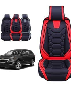 Fundas de Asiento Personalizadas OASIS -Negro y Rojo
