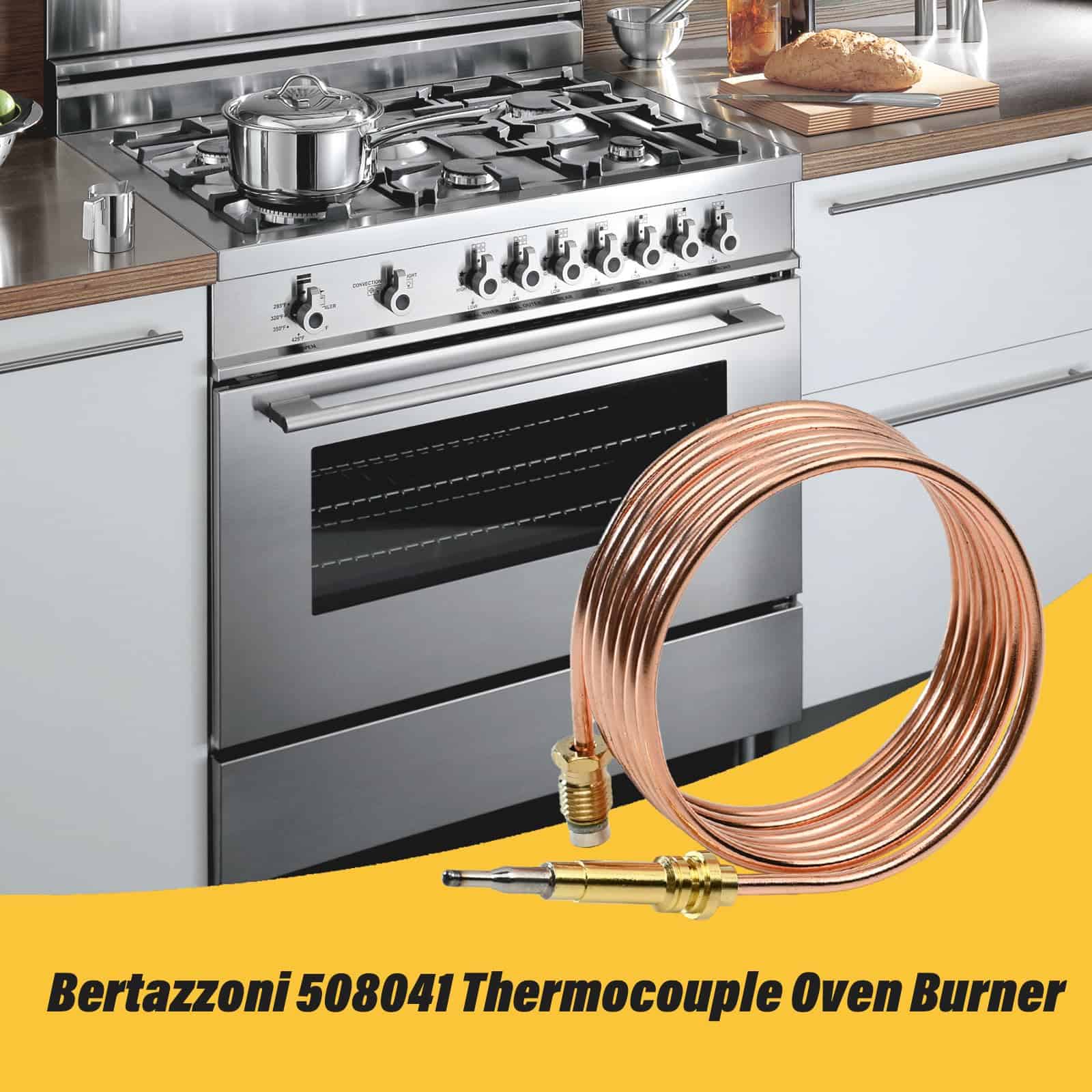 Nuevo Termopar de Horno de Quemador Para Bertazzoni 508041 - Imagen 5