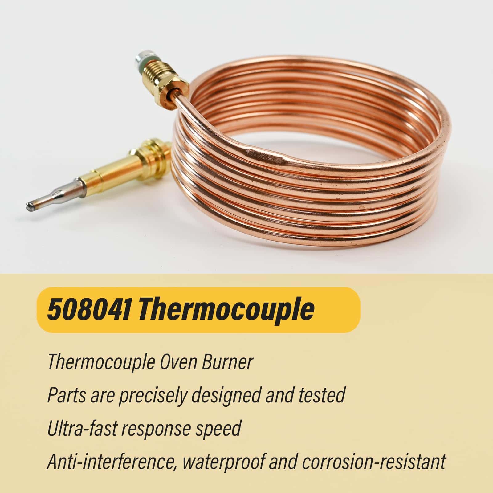 Nuevo Termopar de Horno de Quemador Para Bertazzoni 508041 - Imagen 4