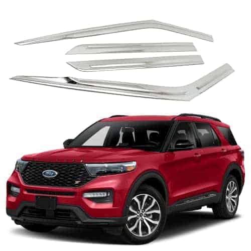 AUTOCLOVER Juego de 4 Piezas de Ventiladores de Lluvia para