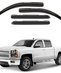 Deflectores de Ventana con Tinte de Humo en Canal Visera de