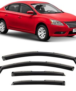 Voron Glass in-Channel Deflectores de Lluvia Extra Durables