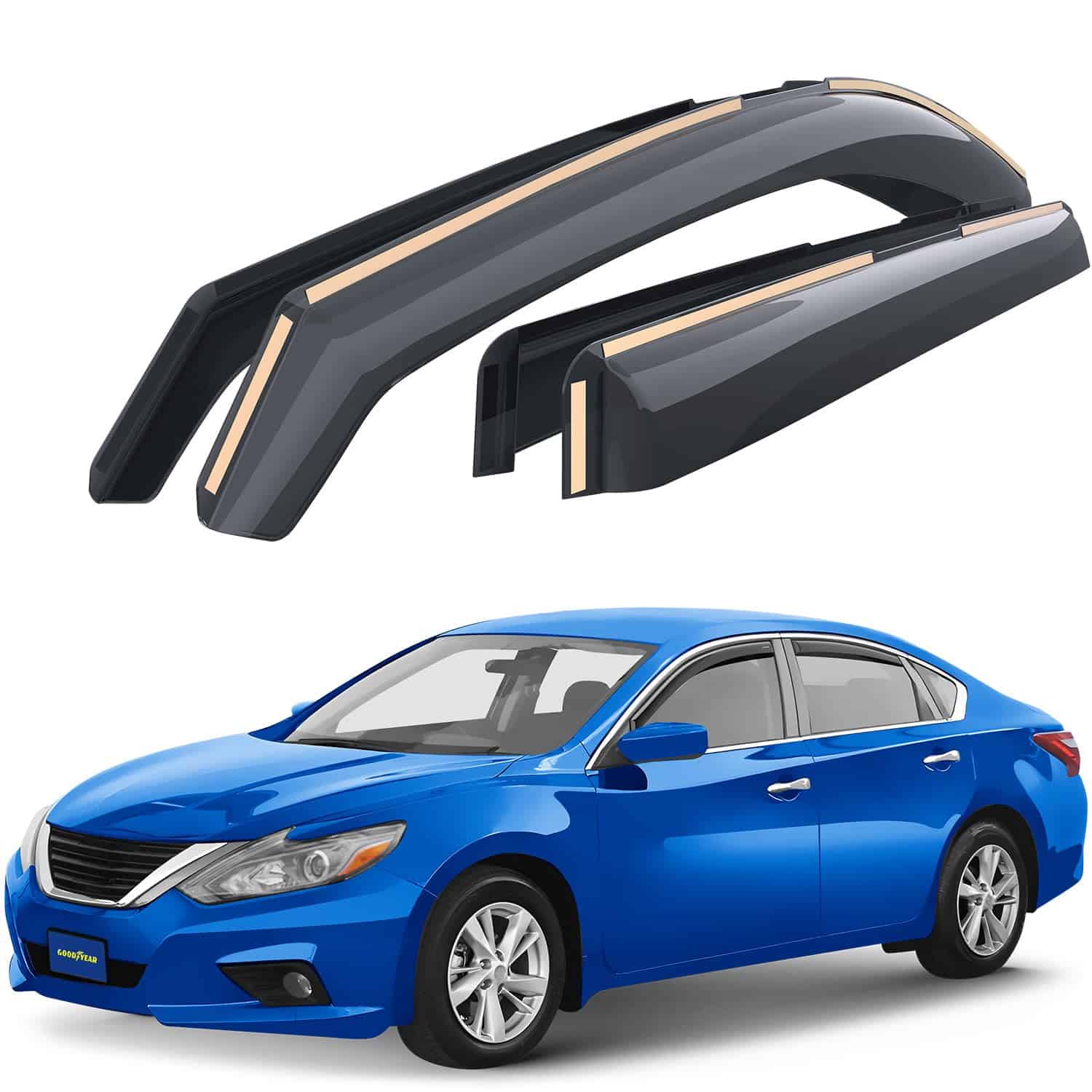 Deflectores de ventanas irrompibles Goodyear -Ahumado Premiu