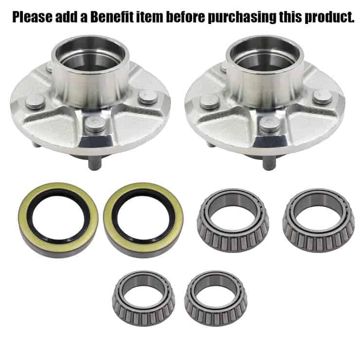 Juego de 2 Kit de Eje de Remolque de Barco con Rodamientos - Imagen 3