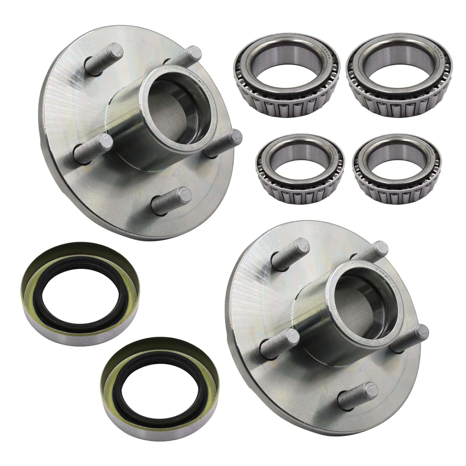 Juego de 2 Kit de Eje de Remolque de Barco con Rodamientos - Imagen 4