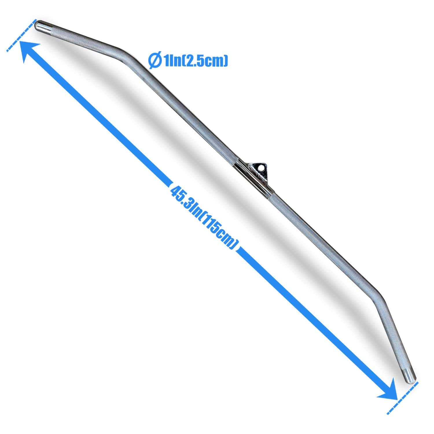 Barra de Jalón Sólida de 45 Pulgadas - Agarre Ancho de - Imagen 3