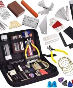 Kit de Mantenimiento de Guitarra de 77 Piezas con Estuche