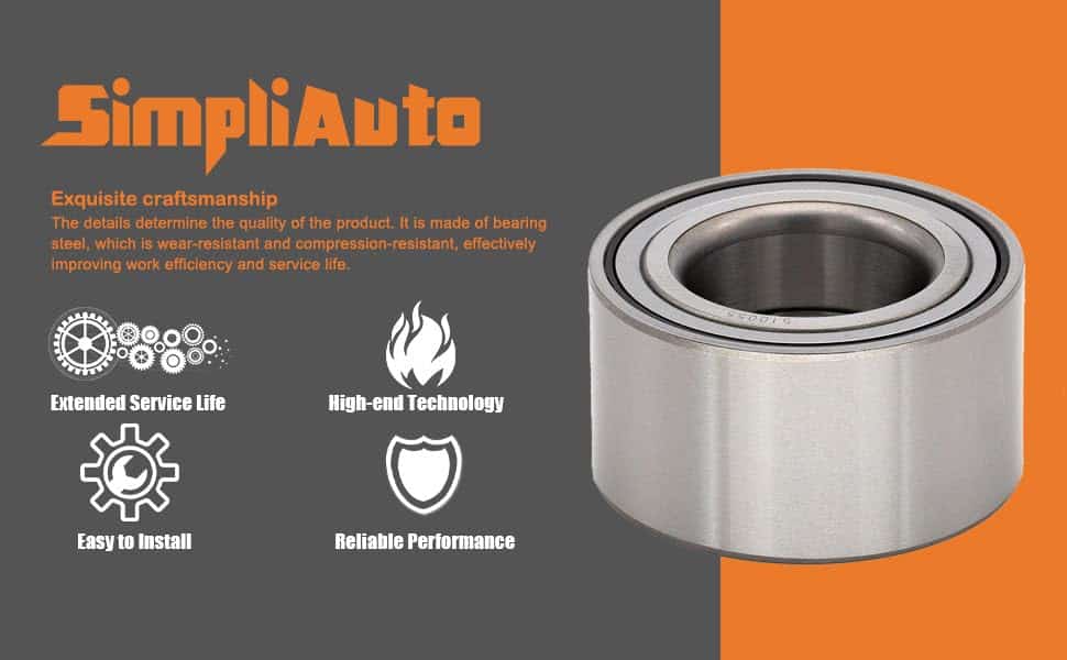 SimpliAuto 2PCS 510055 Buje y Rodamiento delantero - Imagen 8