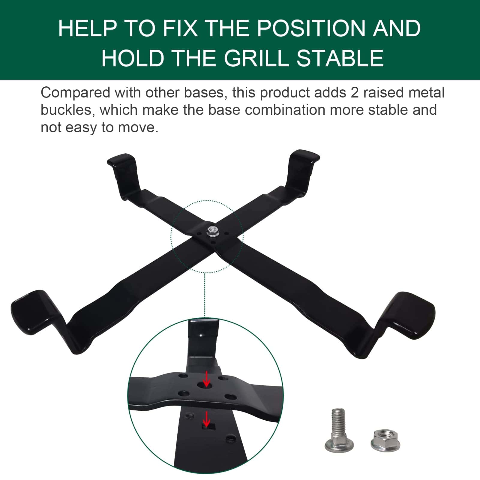 Soporte para Parrilla Quantfire Table Nest para Big Green - Imagen 5