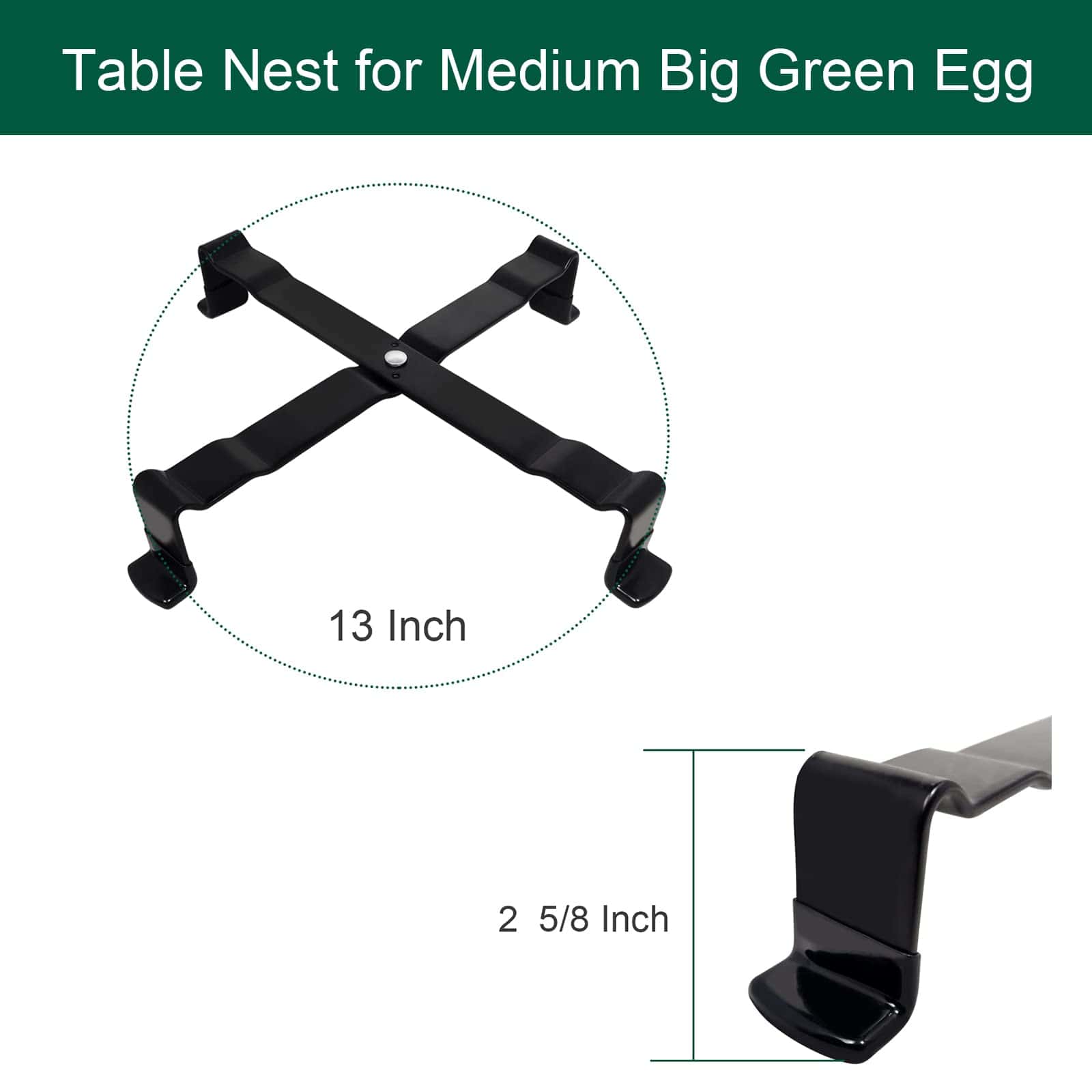 Soporte para Parrilla Quantfire Table Nest para Big Green - Imagen 3